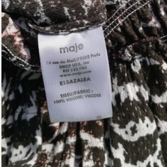 Maje Azalea Party Dress Size Medium - Picture 7 of 8